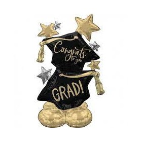 PALLONCINI SUPERSHAPE GONGRATULAZIONI 83X129 CM