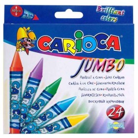 PASTELLI CERA JUMBO X 24 CARIOCA