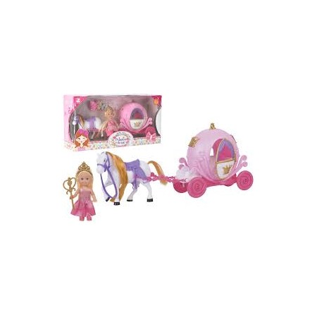 CARROZZINA MINI PRINCIPESSA C/CAVALLO