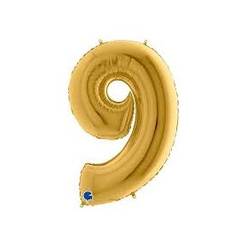 PALL. MYLAR NUM 9 CM 102 ORO.