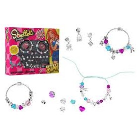 BRACCIALETTI C/CHARMS INTERCAMBIABILI PZ.2