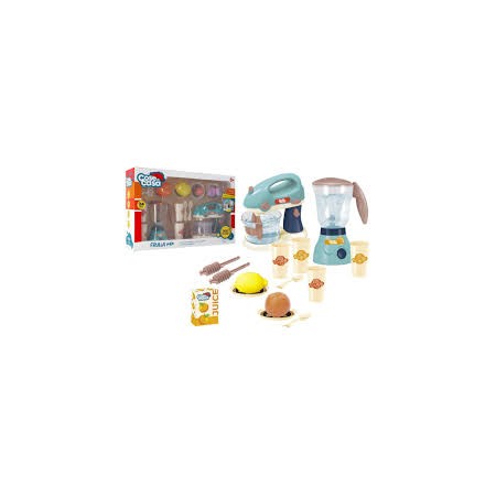 PLAYSET FRULLATORE MIXER C/FRUTTA E ACCESSORI