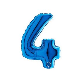 PALL. MYLAR NUMERO 4 CM 102 BLU