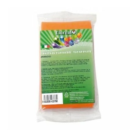 PASTA DI ZUCCHERO ARANCIO 300GR.