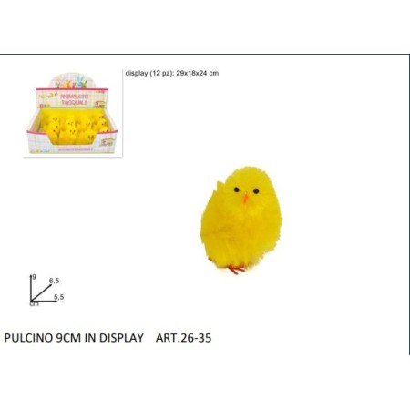 PULCINO 9 CM IN DISPLAY