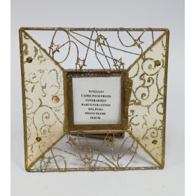 PORTAFOTO ORGANZA 5X5 74924