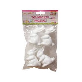 CONIGLI IN POLISTEROLO CM.7 PZ.4