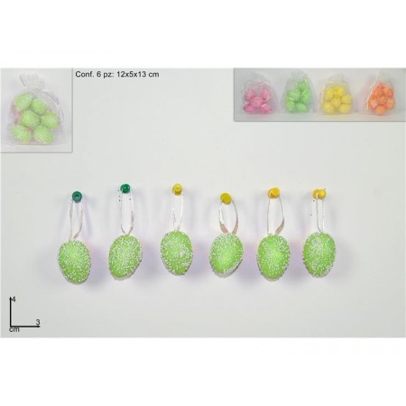 SACCHETTO 6 UOVA 4 CM