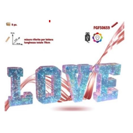 SCRITTA IN PVC LUMINOSO