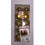 BOX 10 SFERE BASIC 4CM COLORE ORO