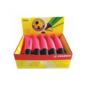 EVIDENZIATORI NEON STABILO FUXIA