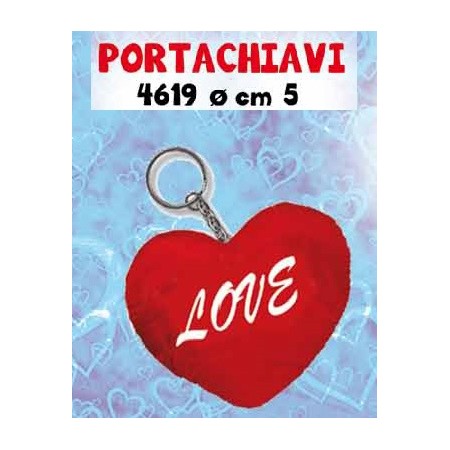 PORTACHIAVI CUORE 5 CM DOR
