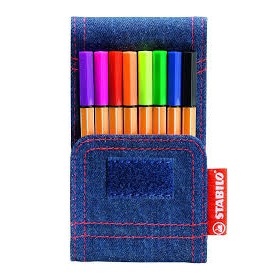 BIRO MINI POINT 88 JEANS STABILO