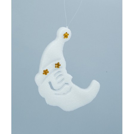 1 LUNA C/FACCIA BABBO POLISTIROLO .