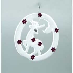 1 RENNA C/CERCHIO STELLINE POLISTIROLO