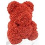 ORSO CON CUORE IN PLASTICA COL. ROSSO CM.25