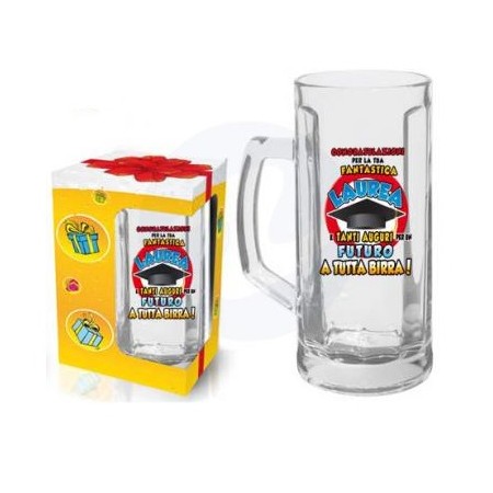 BOCCALE BIRRA LAUREA