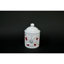 BARATTOLI CERAMICA ARGENTO/ROSSO