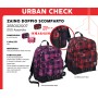 ZAINI DOPPIO URBAN CHECK YUB + CORREDO OMAGGIO
