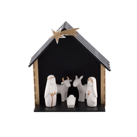 CAPANNA NERA/ORO NATIVITA' 5 PZ