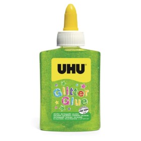 COLLE GLITTER UHU 88ML VERDE