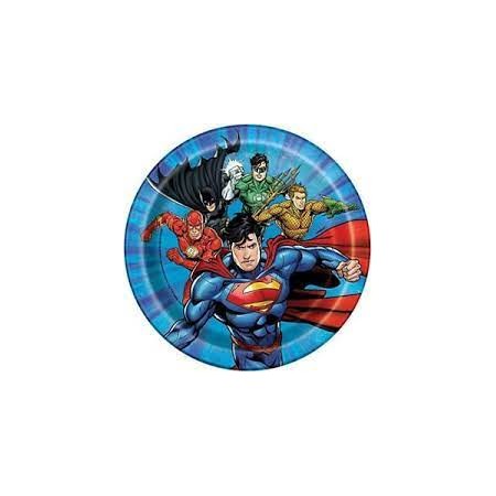 PIATTI DI CARTA PZ.7 JUSTICE LEAGUE