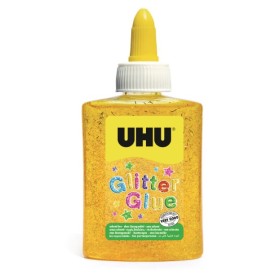 COLLE GLITTER UHU 88ML GIALLO