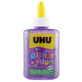 COLLE GLITTER UHU 88ML VIOLA