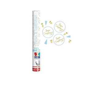 SPARACORIANDOLI 30CM COMPLEANNO CHIC CELESTE