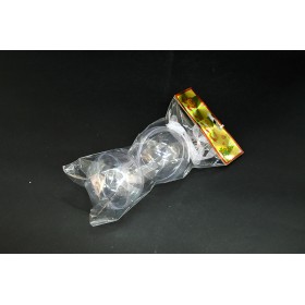 SFERA 8CM SET 2PZ TRASPARENTE APRIBILE