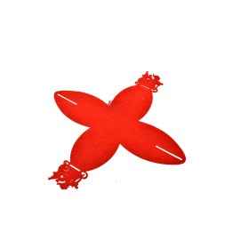 CHIUDIPACCO FELTRO 40X37CM ROSSO