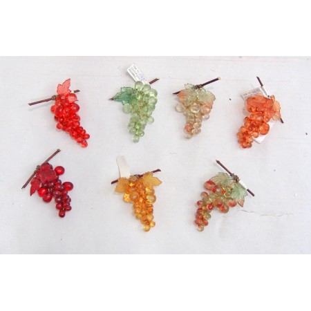 GRAPPOLO UVA 12CM 5 COL.ASS..