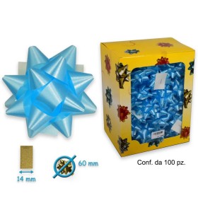 BUSTE FIOCCHI 10MM AZZURRO 100PZ