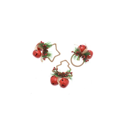 APPENDINO CAMPANELLE 60MM 3ASS MOD.B ROSSO.