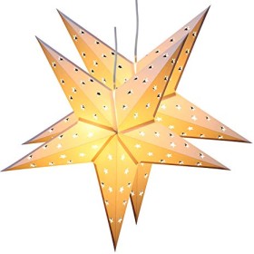 STELLA DI CARTA CON LUCE 50cm