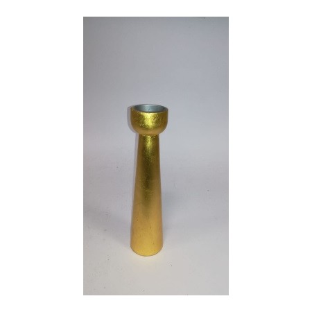 PORTA TEALIGHT NEW DELHY ORO 24CM