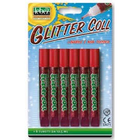 COLLE GLITTER ROSSO
