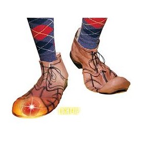 COPPIA DI SCARPE GIGANTI C/DITO LUM. 5136B