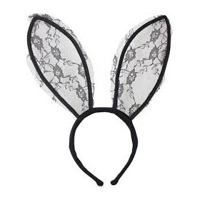 CERCHIETTO CONIGLIETTA CON PIZZO