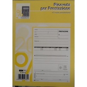 RICEVUTA PER PRESTAZIONI