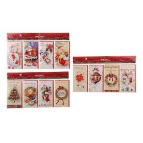 BIGLIETTI NATALE 3D MUS. 14.5X20CM 010100336