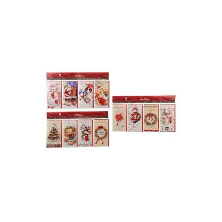 BIGLIETTI NATALE 3D MUS. 14.5X20CM 010100336