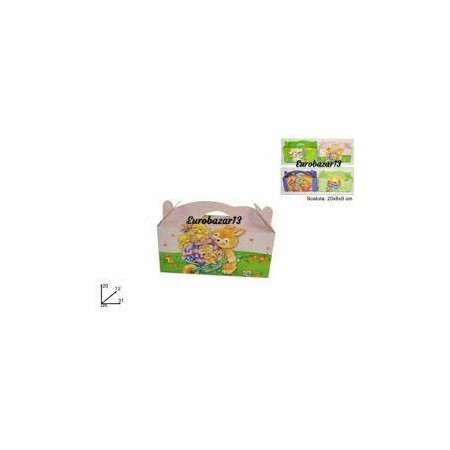 SCATOLA REGALO 3D SOGG. PASQUALI 31X13X12