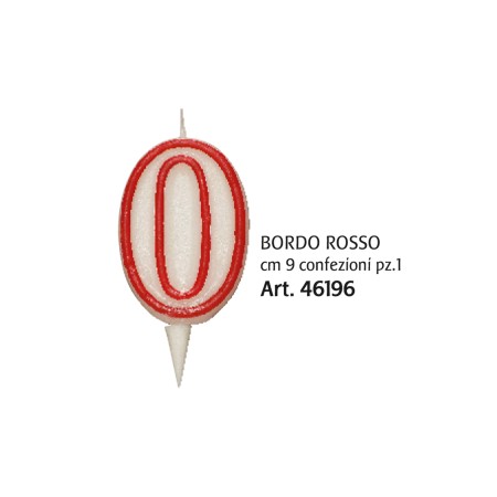 CANDELE A NUMERO 0 CERERIA