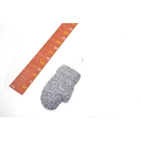 APP.GUANTO 8X15CM BRILLANT ARGENTO.