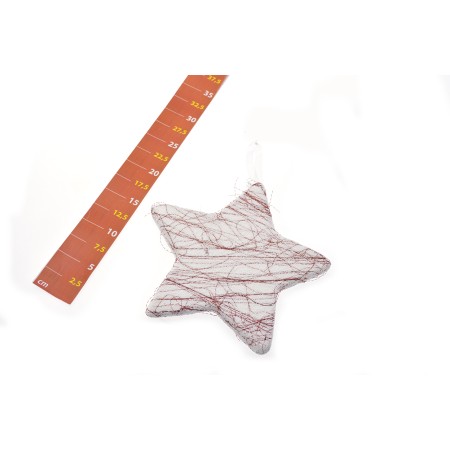 APP.STELLA 20CM FILI BIANCO/ROSSO