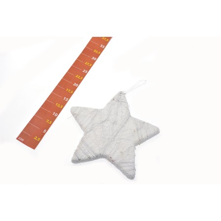 APP.STELLA 20CM FILI BIANCO/ARGENTO