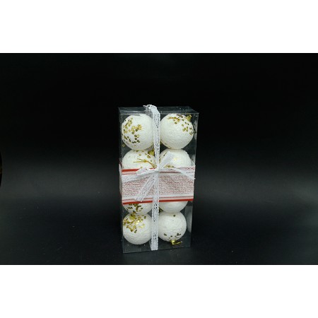 BOX 8 SFERE 7CM DOOT ORO