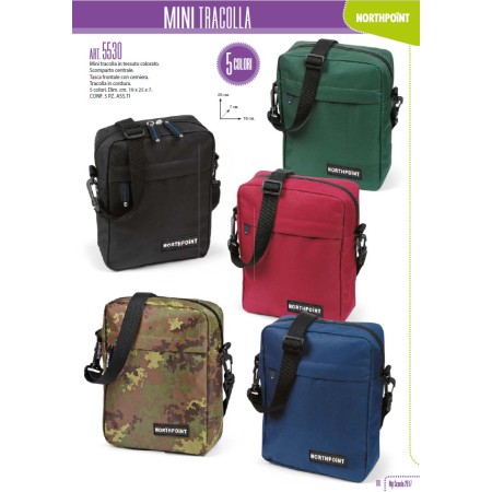 MINI TRACOLLE TESSUTO BLU