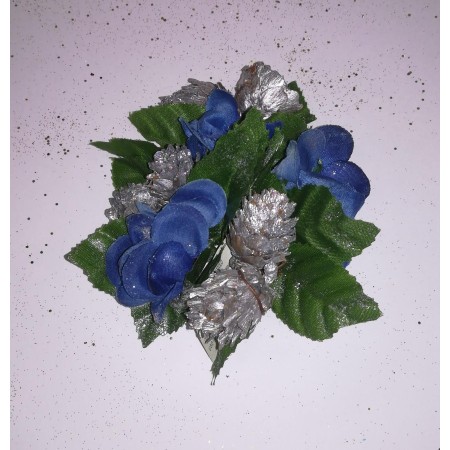 PORTA CANDELE ASS. ROSSO/ORO PZ 12 - C280015